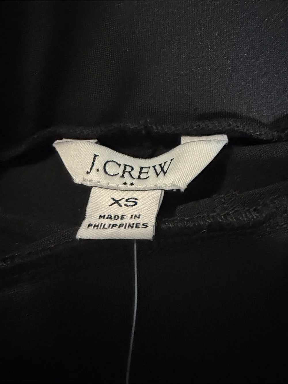 J crew extra small brand new Black Mini Skort — Sporty A-Line—shorts underneath